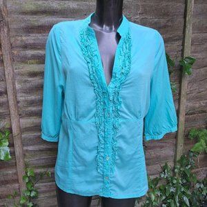 Wallis Womens Blue Shirt